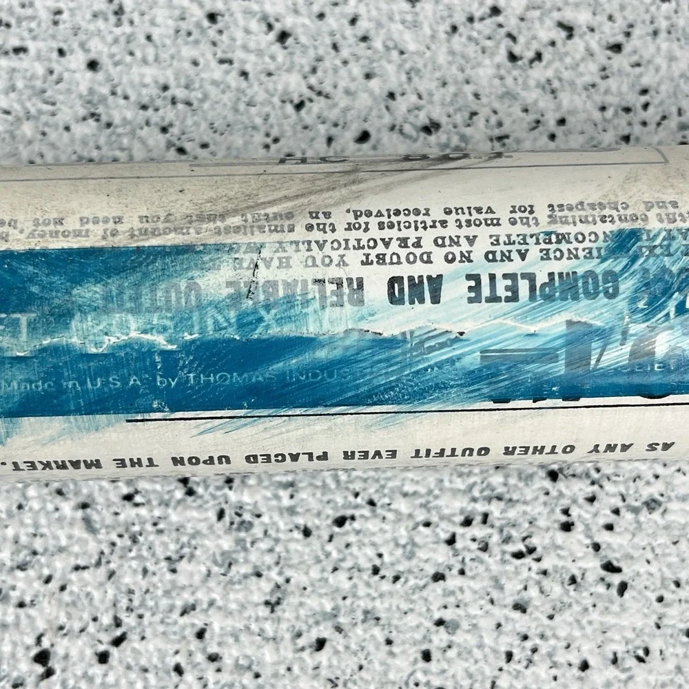 Vintage Thomas Industries‎ Wallpaper Advertisement Print Black White 20.5